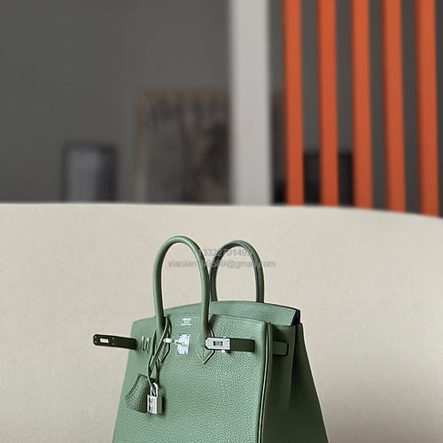Hermès Birkin 25/30/35cm, handcrafted with togo  leather –Jungle Green