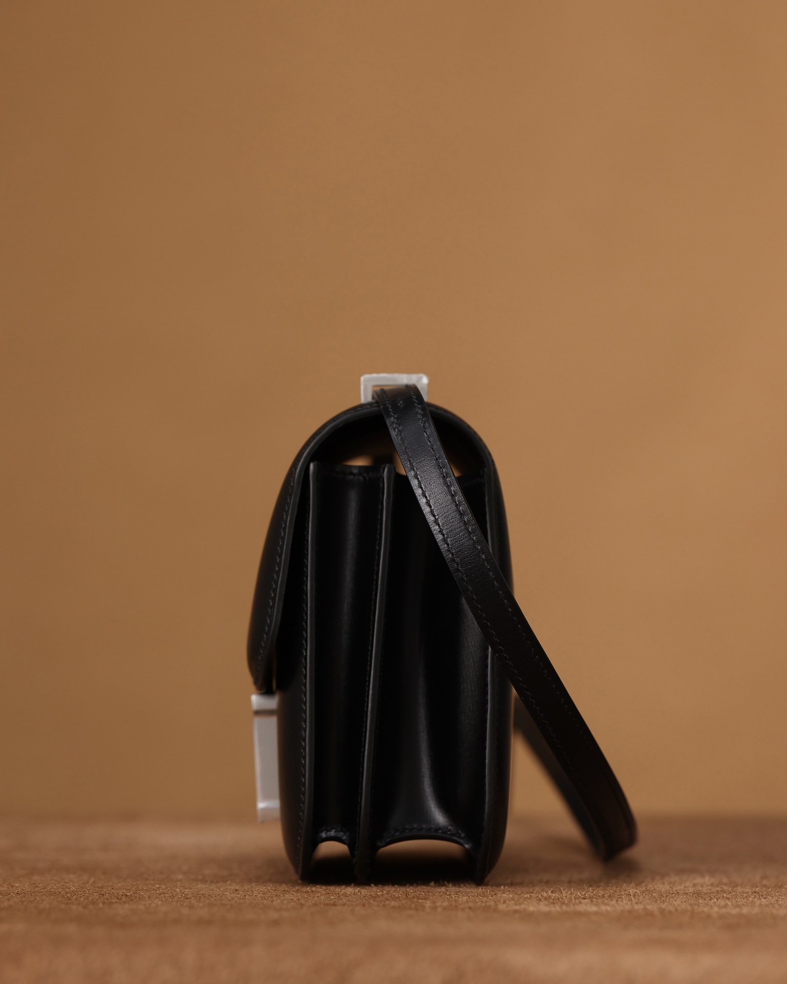 Hermès Constance 18/24 in Black BOX leather, purely handcrafted, high-end customization edition.