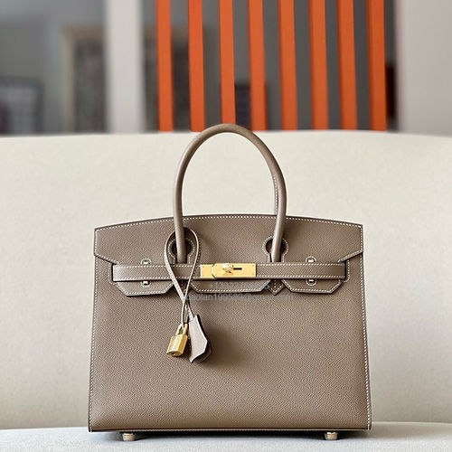 Hermès Birkin 25/30/35cm, handcrafted with imported French Epsom leather – Elephant Grey
