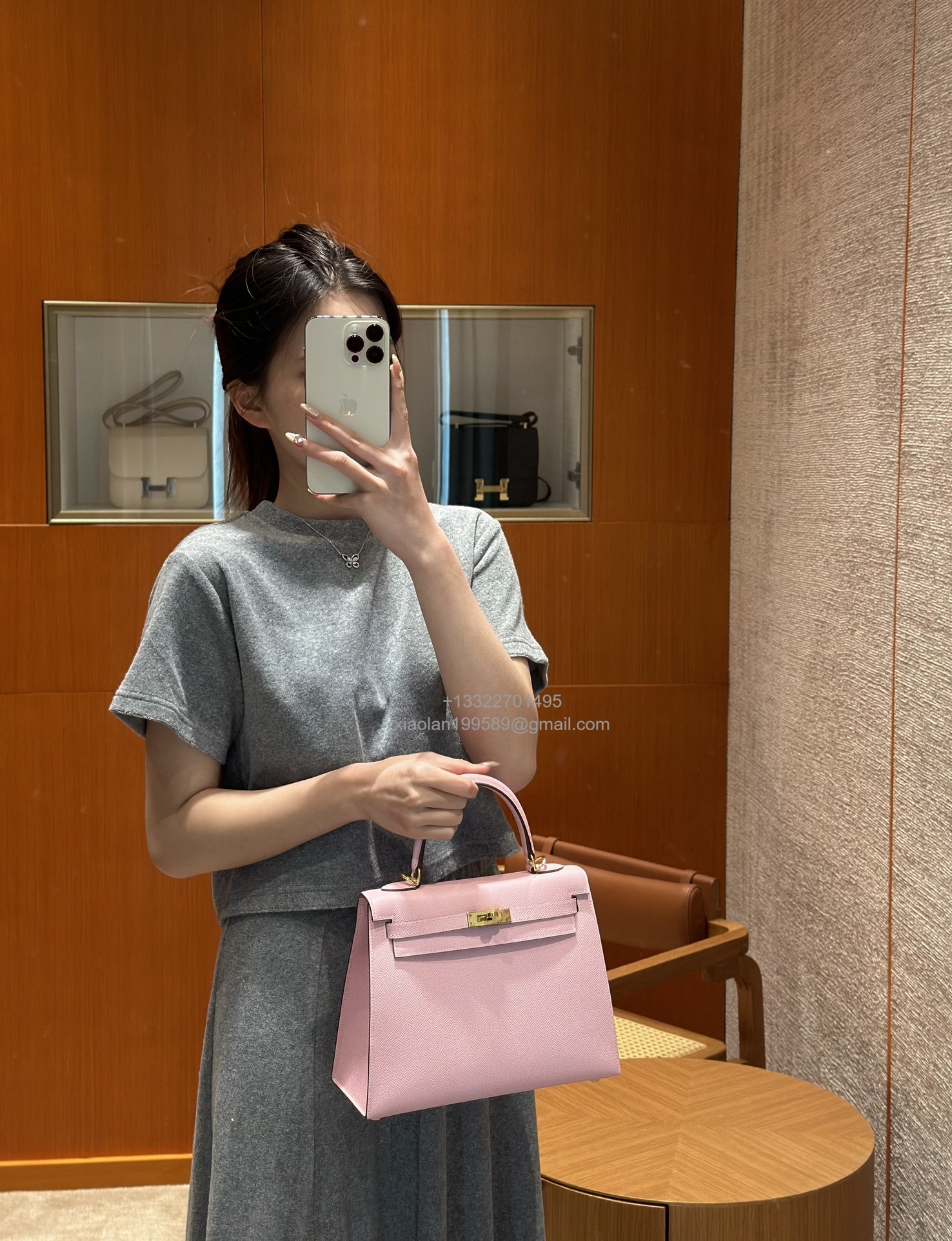 Hermès Kelly Handbag in Chick Yellow  Epsom Cowhide Leather, Purely Handcrafted, High-End Customization Edition