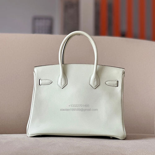 Hermès Birkin 25/30/35cm, handcrafted with imported French SWIFT leather –Bubble Green