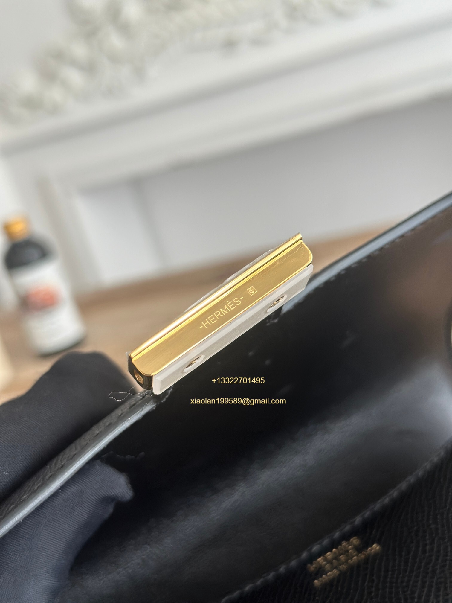 Hermès Constance 18/24 in Black Epsom leather, purely handcrafted, high-end customization edition.