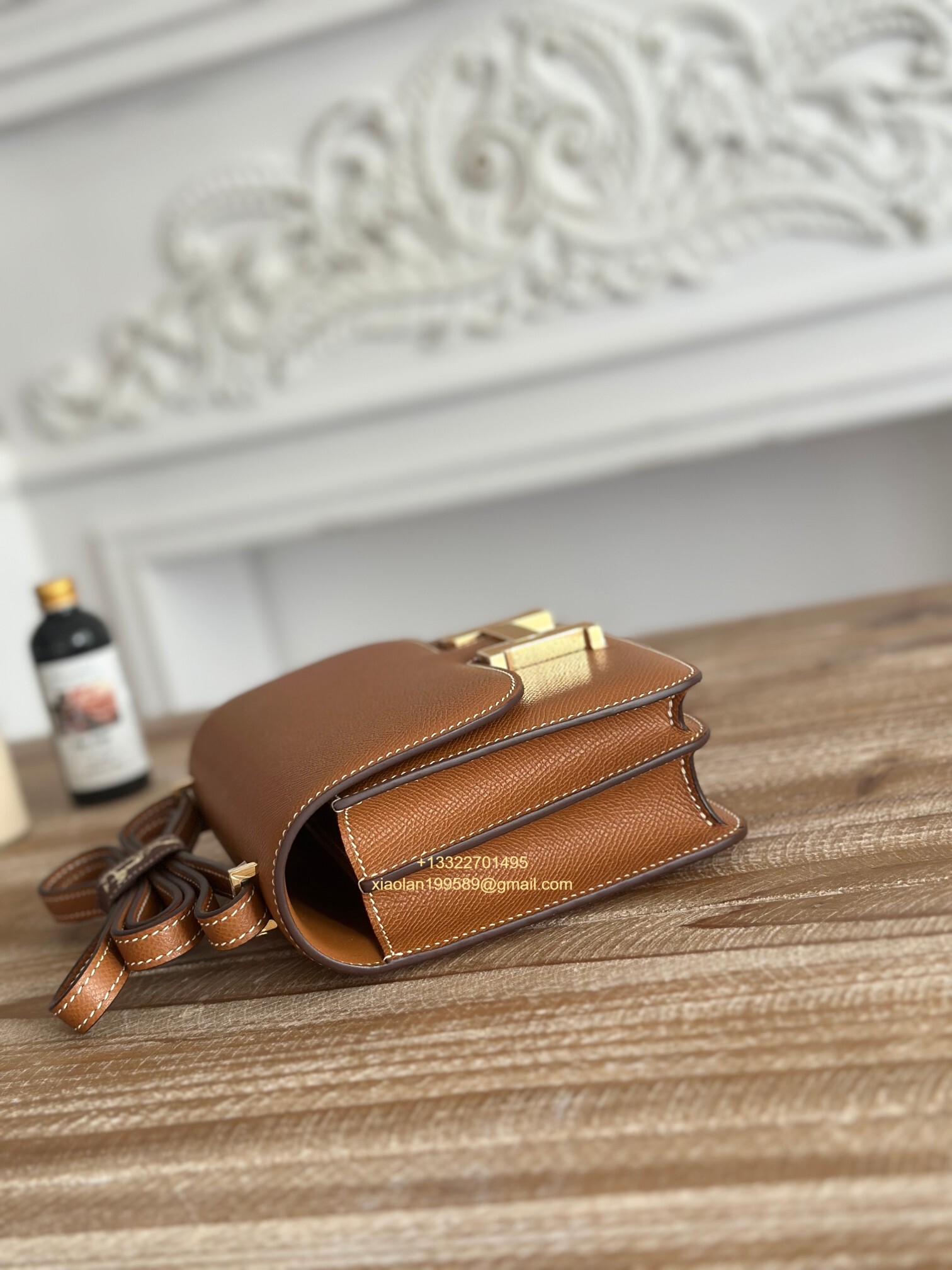 Hermès Constance 18/24 in Gold Brown Epsom leather, purely handcrafted, high-end customization edition.