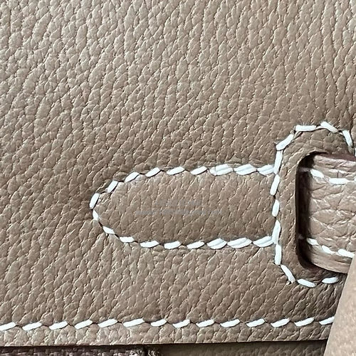 Hermès Birkin 25/30/35cm, handcrafted with togo  leather –Etoupe