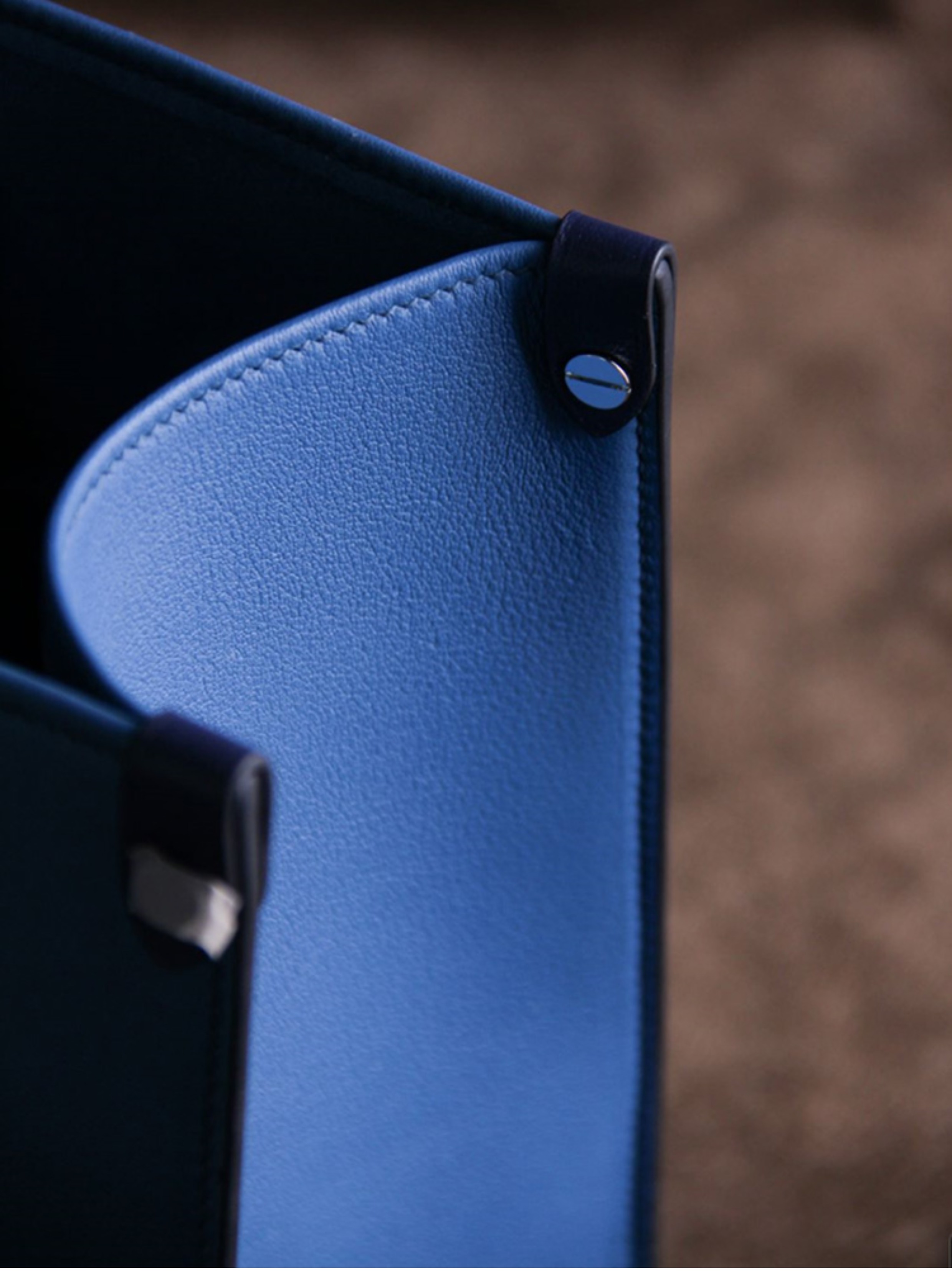 Handcrafted Custom DIY Painted Women's Leather Tote Bag