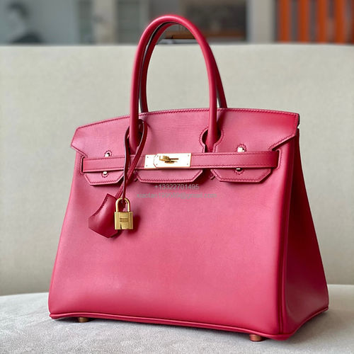 Hermès Birkin 25/30/35cm in Imported Saddle Leather, Handcrafted – Color:Heart Red