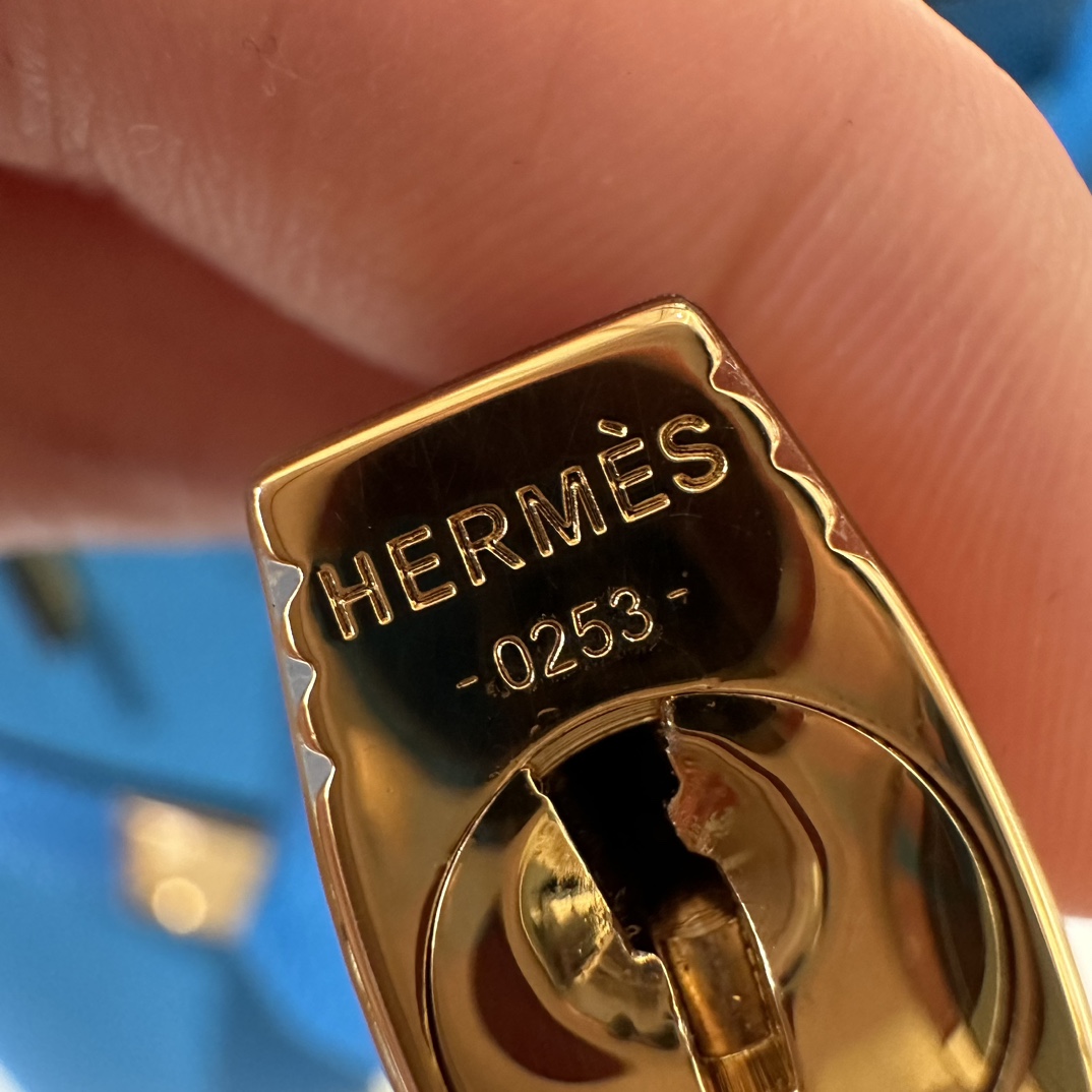 Hermès Birkin 25/30/35cm, handcrafted with togo  leather –B3/Blue Zanzibar