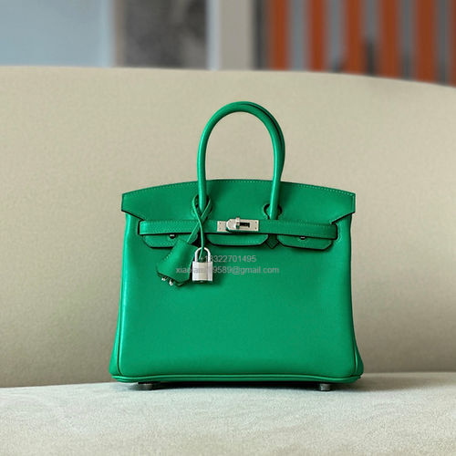 Hermès Birkin 25/30/35cm, handcrafted with imported French SWIFT leather – Mint Green