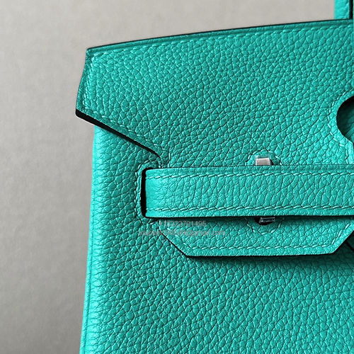 Hermès Birkin 25/30/35cm, handcrafted with togo  leather –Verona Green
