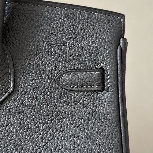 Hermès Birkin 25/30/35cm, handcrafted with togo  leather –Tin Grey