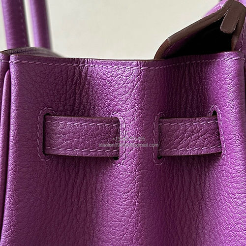 Hermès Birkin 25/30/35cm, handcrafted with togo  leather –Anemone Purple