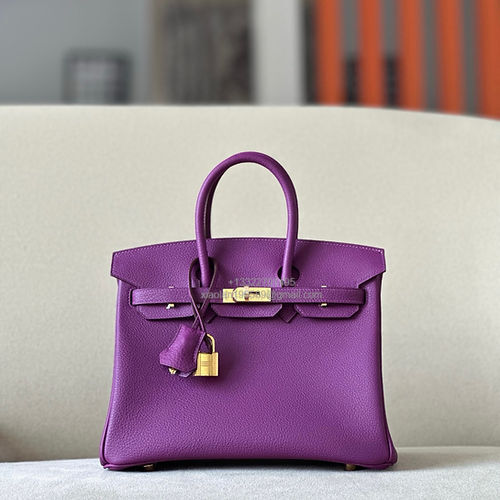Hermès Birkin 25/30/35cm, handcrafted with togo  leather –Anemone Purple