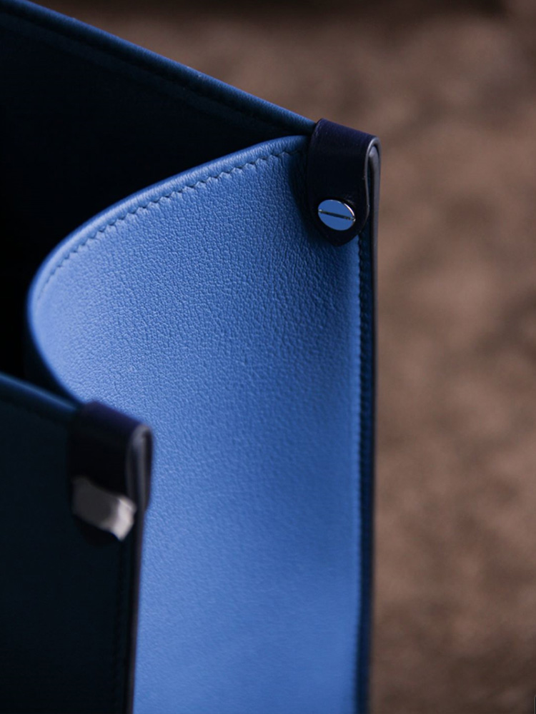 Handcrafted Custom DIY Painted Women's Leather Tote Bag