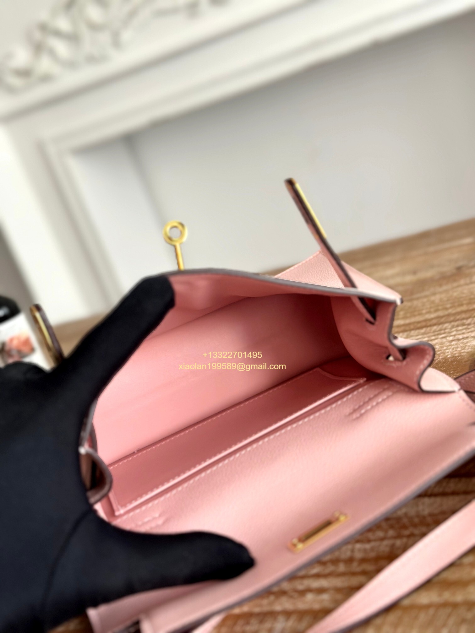 Hermès Swift Kelly Danse Bag in 3Q Pink, Fully Handmade High-end Customization.