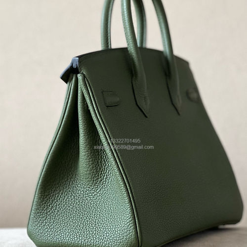 Hermès Birkin 25/30/35cm, handcrafted with togo  leather –Jungle Green