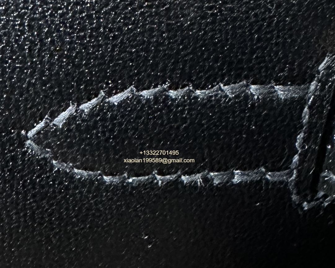 Hermès Kelly Elan Black Lambskin Women's Shoulder Bag, Fully Handmade High-end Customization.