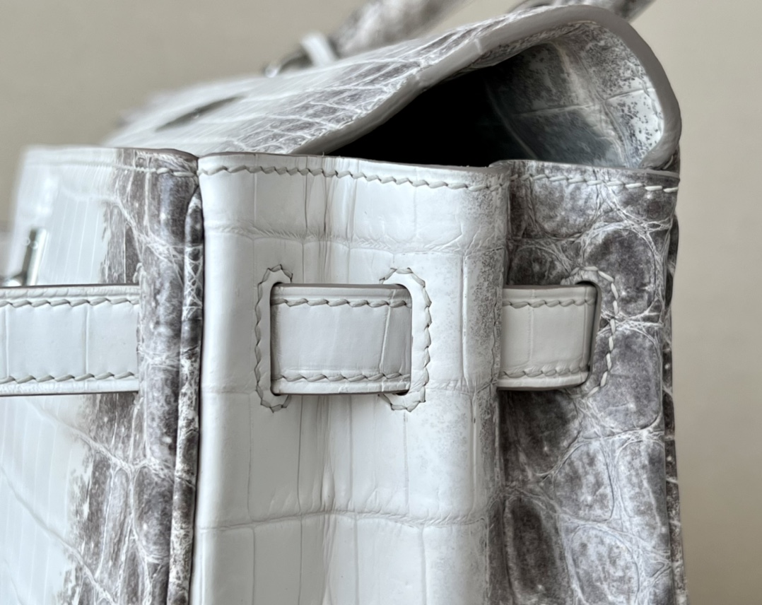 Hermès Signature Treasure — Himalaya Crocodile Kelly 25/28/32cm, Premium Handmade Private Customization.