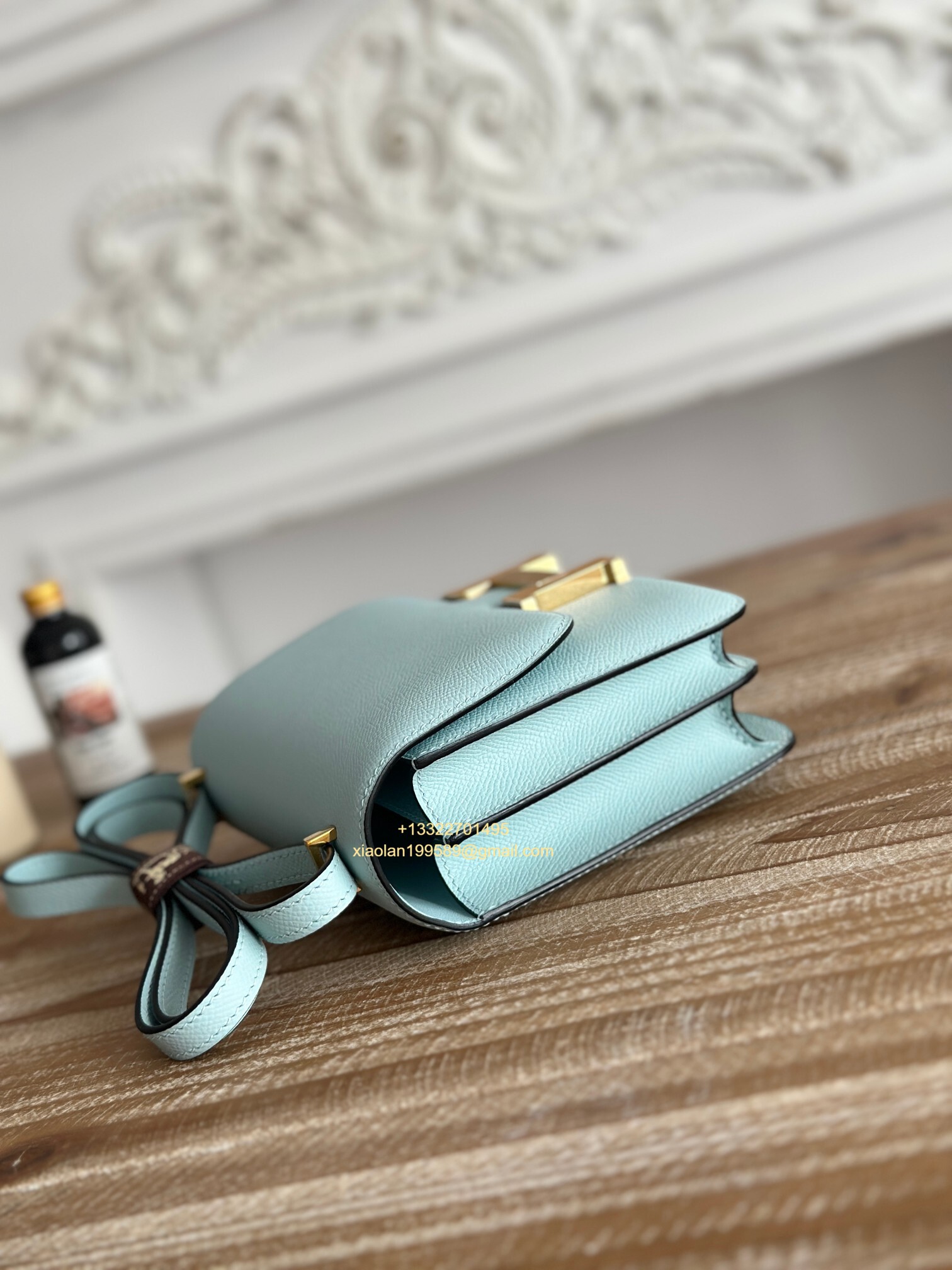 Hermès Constance 18/24 in Bubble Green Epsom leather, purely handcrafted, high-end customization edition.