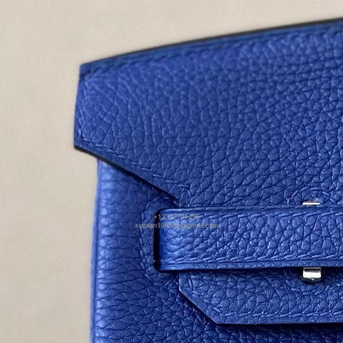 Hermès Birkin 25/30/35cm, handcrafted with togo  leather –Electric Blue