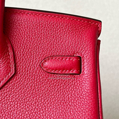 Hermès Birkin 25/30/35cm, handcrafted with togo  leather – Flag Red
