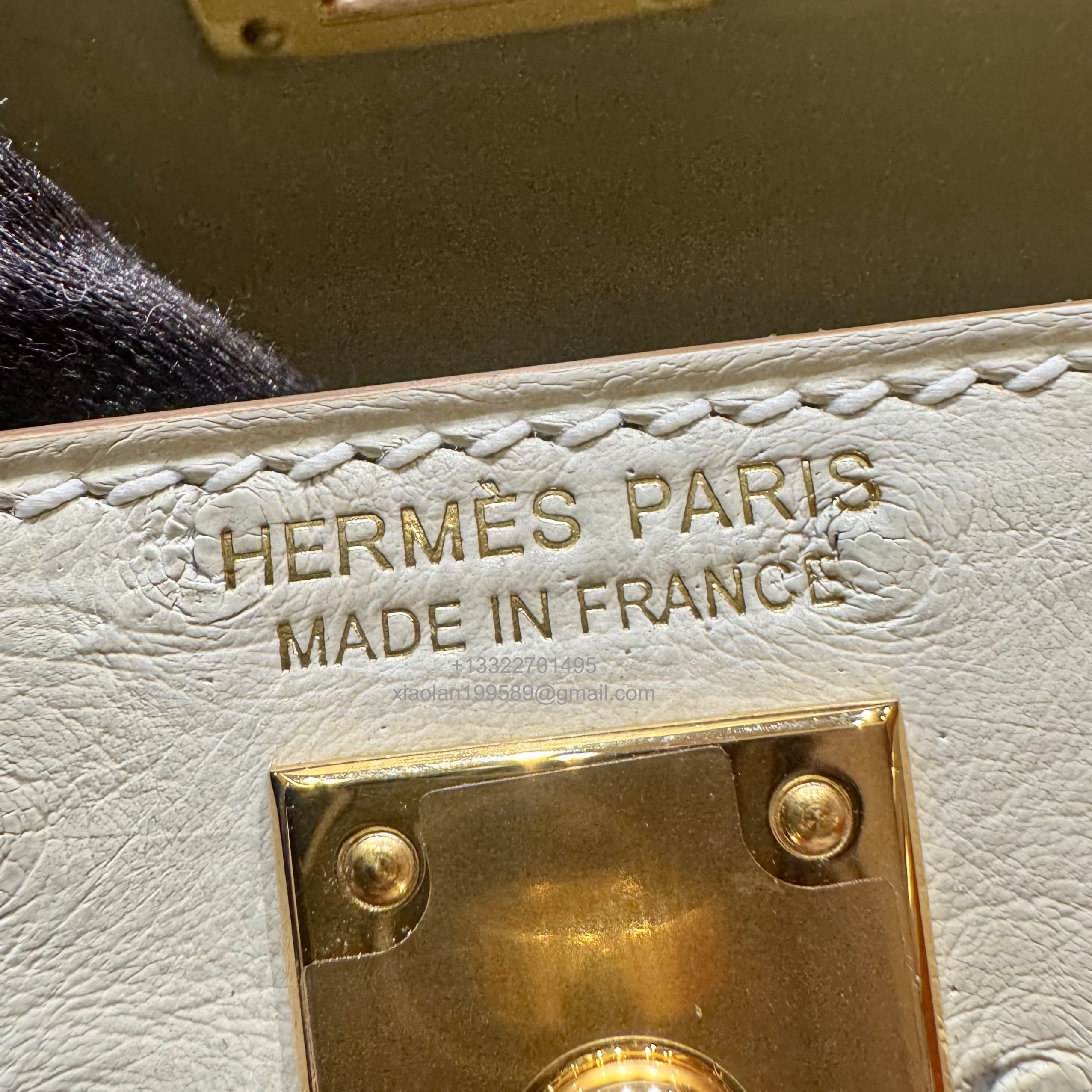 Hermès Mini Kelly Sellier II 20 in Ostrich Leather Beton