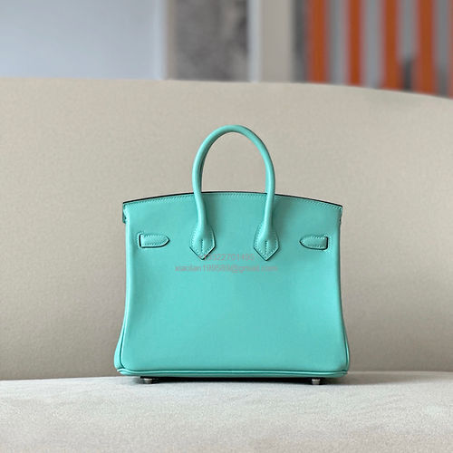 Hermès Birkin 25/30/35cm, handcrafted with imported French SWIFT leather – Macaron Blue