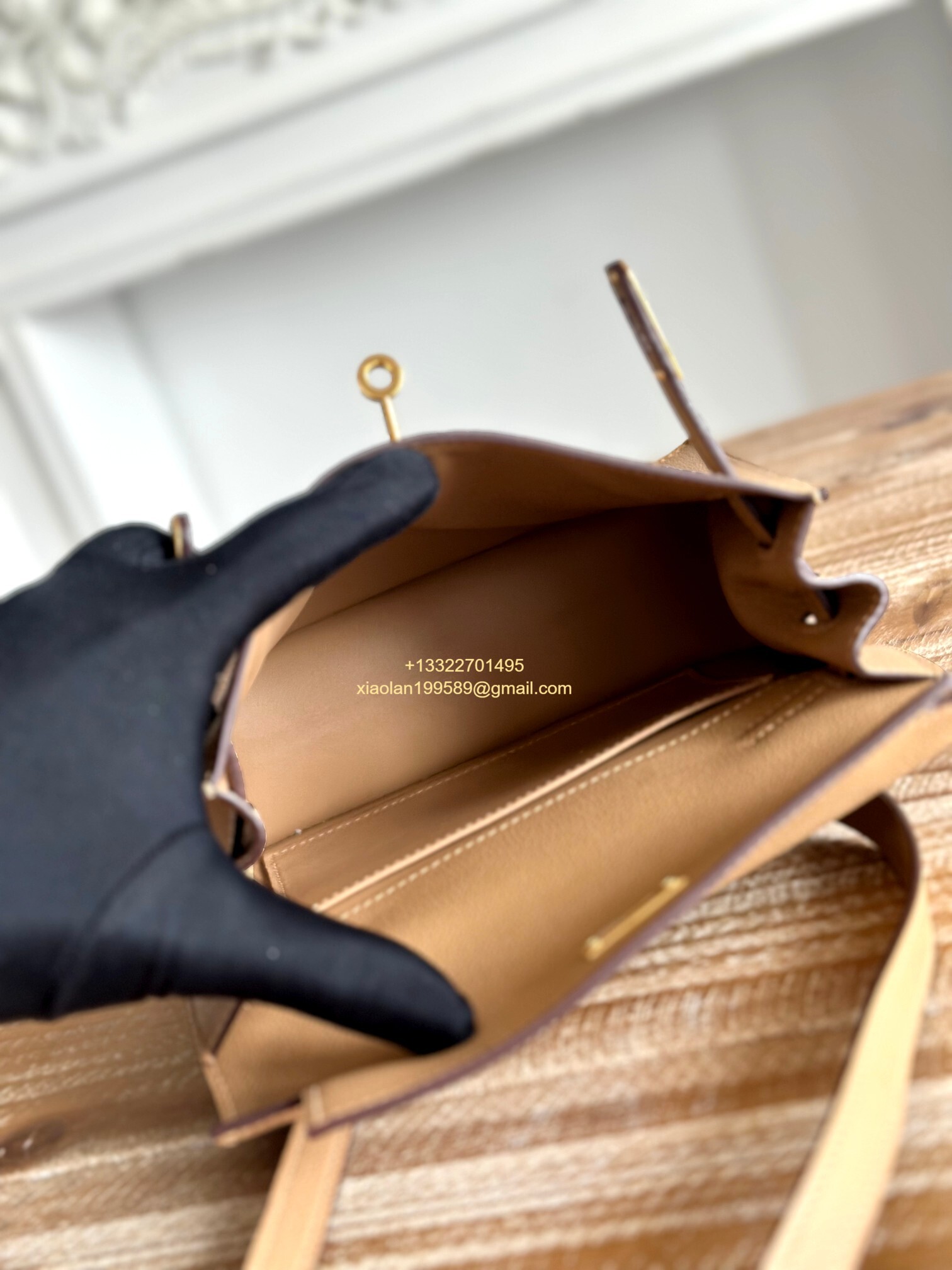 Hermès Swift Kelly Danse Bag in Weimaraner Grey, Fully Handmade High-end Customization.