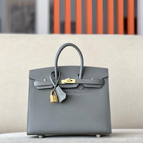 Hermès Birkin 25/30/35cm, handcrafted with imported French Epsom leather – Storm Cloud Grey