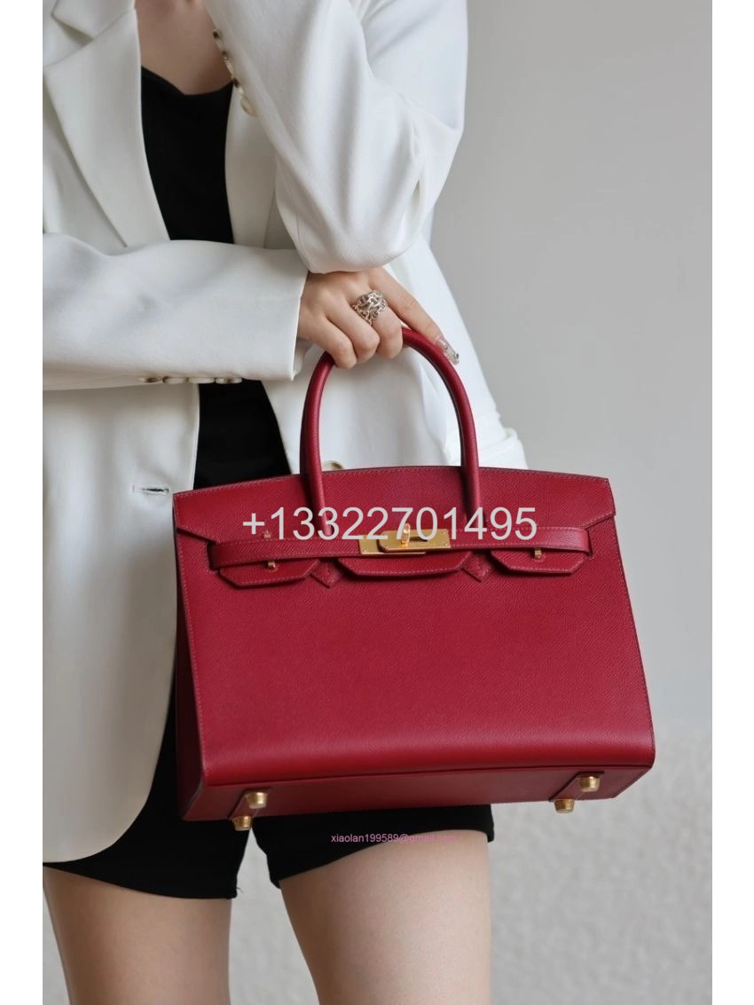 Hermes Birkin Sellier Bag B5 Rubis Epsom Leather