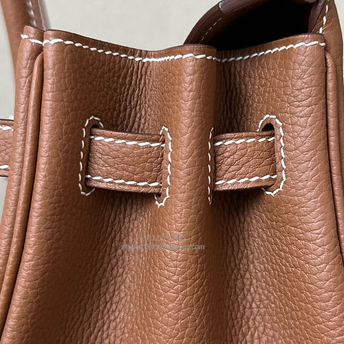 Hermès Birkin 25/30/35cm, handcrafted with togo  leather –Gold Brown