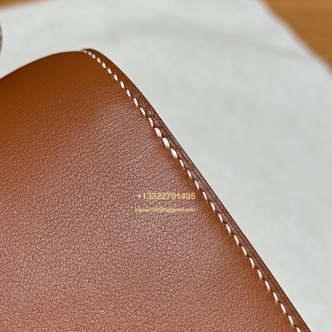 Hermès Constance 18/24 in Gold Brown Swift leather, purely handcrafted, high-end customization edition.