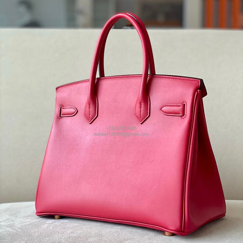 Hermès Birkin 25/30/35cm in Imported Saddle Leather, Handcrafted – Color:Heart Red