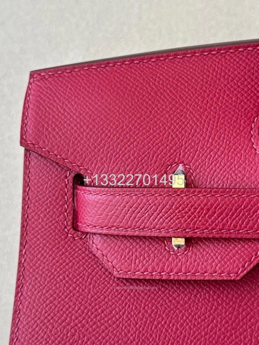 Hermes Birkin Sellier Bag B5 Rubis Epsom Leather