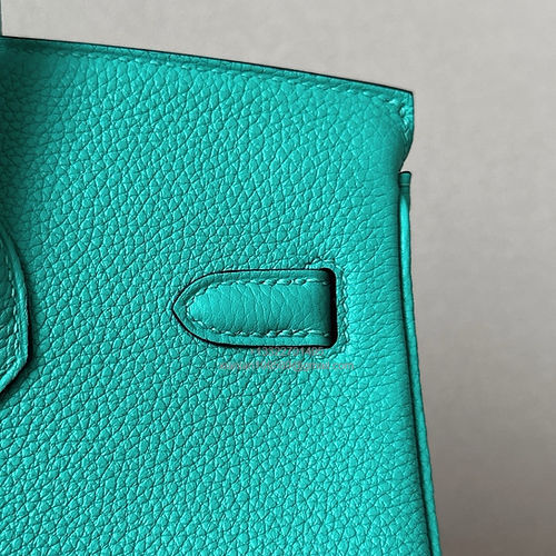 Hermès Birkin 25/30/35cm, handcrafted with togo  leather –Verona Green