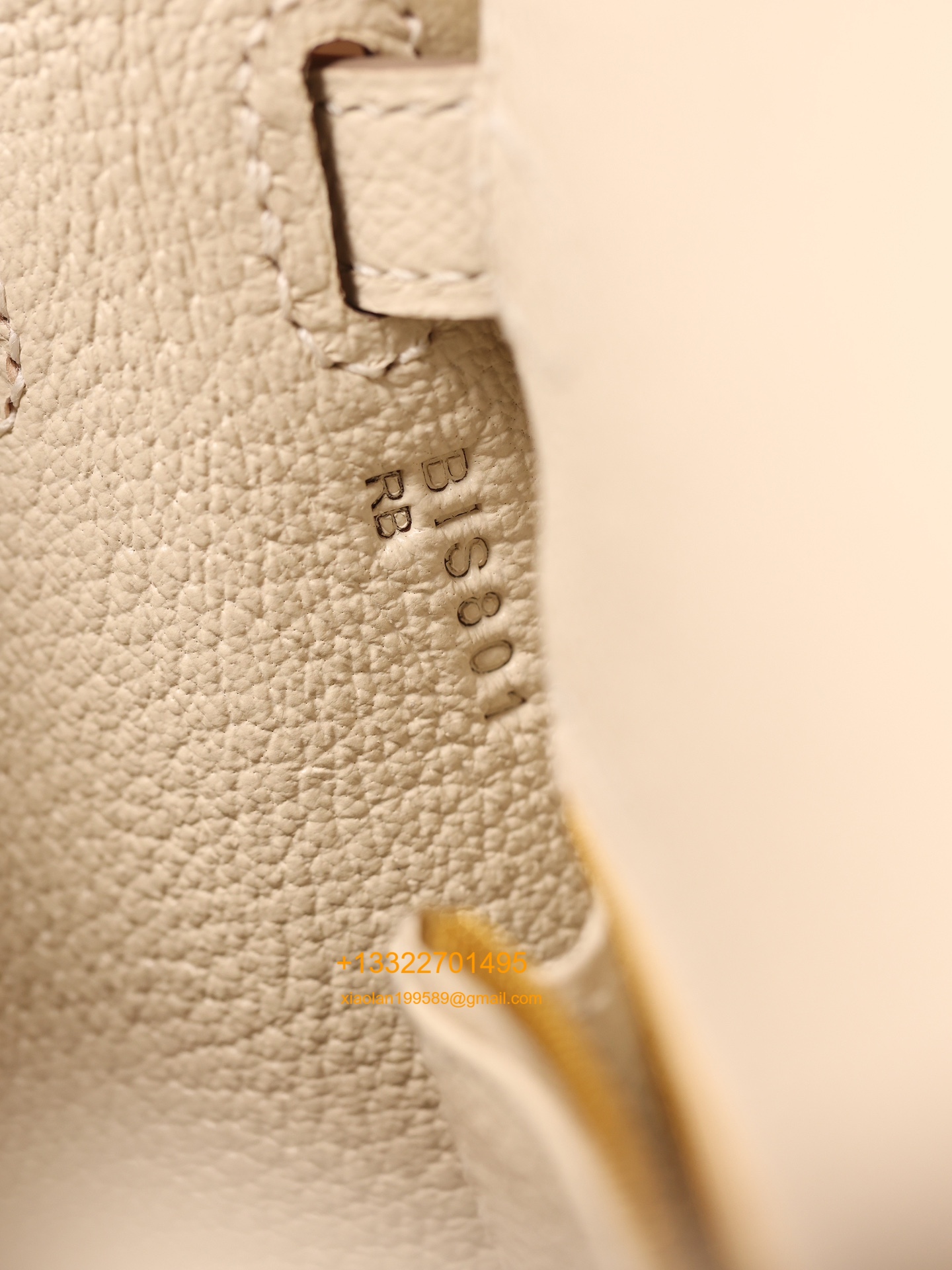 Hermès Kelly Handbag in Milky White Epsom Cowhide Leather, Purely Handcrafted, High-End Customization Edition