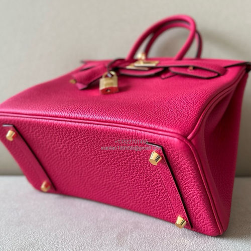 Hermès Birkin 25/30/35cm, handcrafted with togo  leather –Mexican Pink