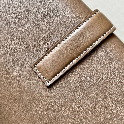 Hermes Jige Elan Clutch 29 in Elephant Grey Swift Leather