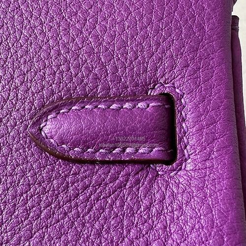 Hermès Birkin 25/30/35cm, handcrafted with togo  leather –Anemone Purple