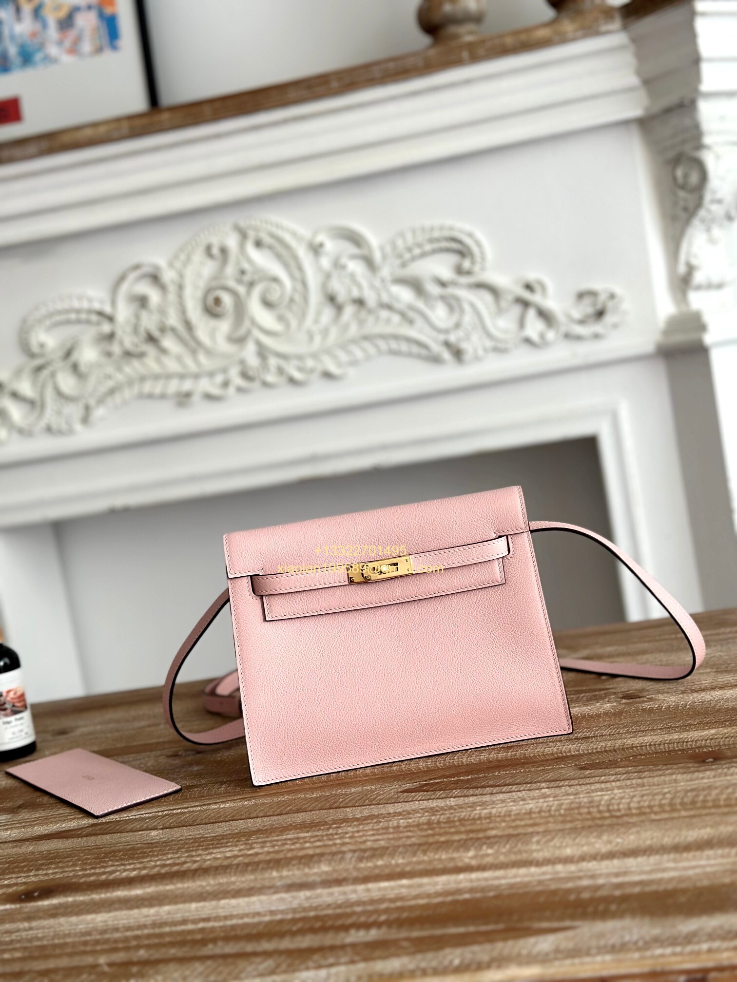 Hermès Swift Kelly Danse Bag in 3Q Pink, Fully Handmade High-end Customization.