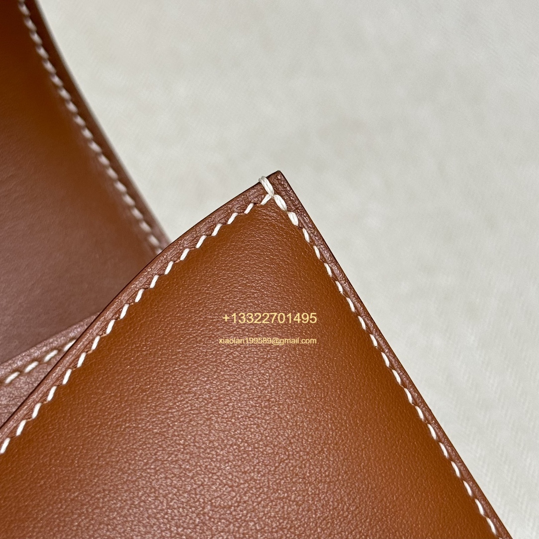 Hermès Constance 18/24 in Gold Brown Swift leather, purely handcrafted, high-end customization edition.