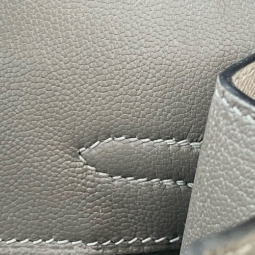 Hermès Birkin 25/30/35cm, handcrafted with imported French Epsom leather – Gris Tin