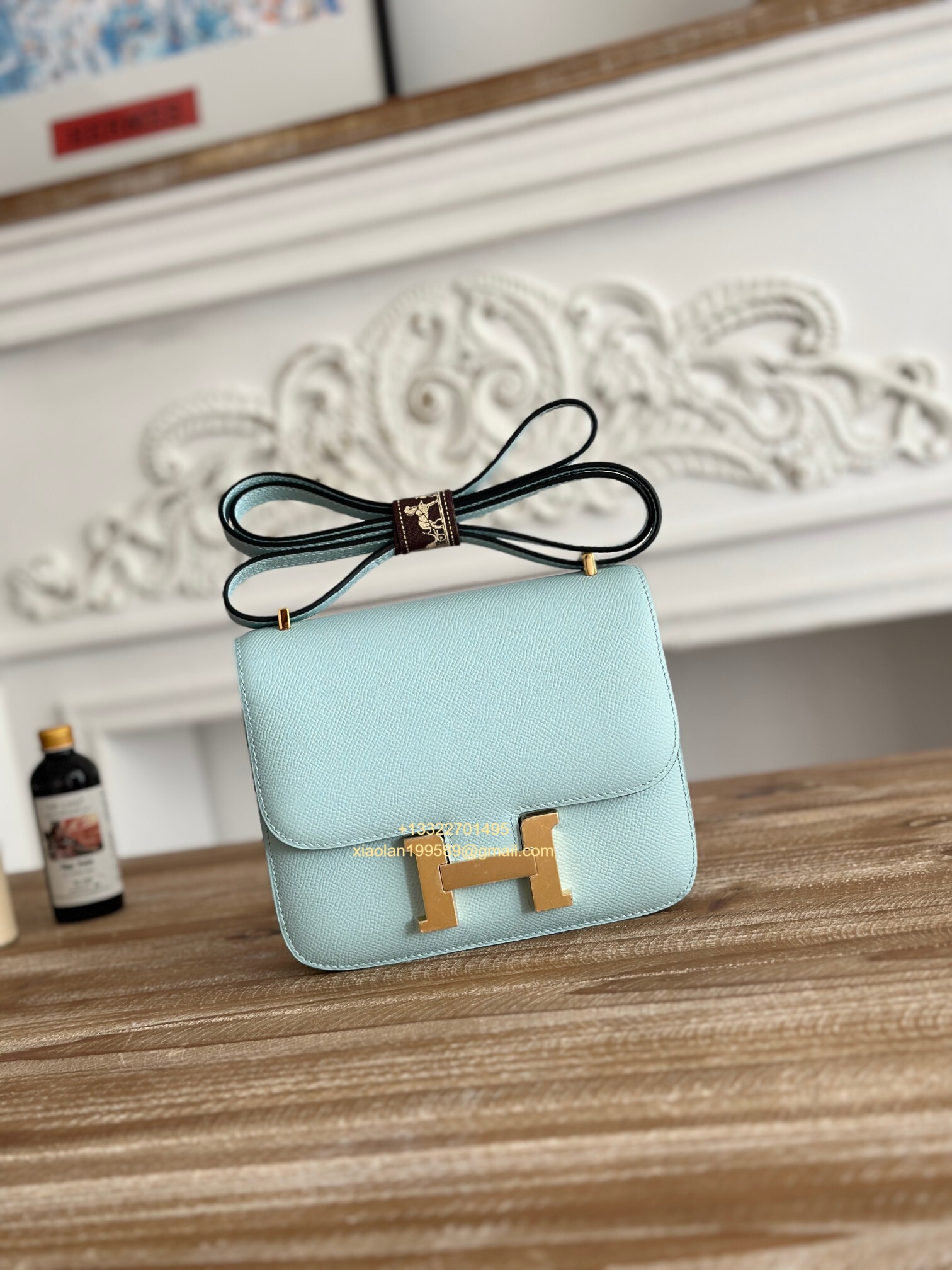 Hermès Constance 18/24 in Bubble Green Epsom leather, purely handcrafted, high-end customization edition.