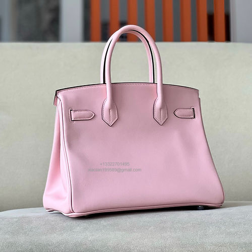 Hermès Birkin 25/30/35cm, handcrafted with imported French SWIFT leather –Sakura Pink