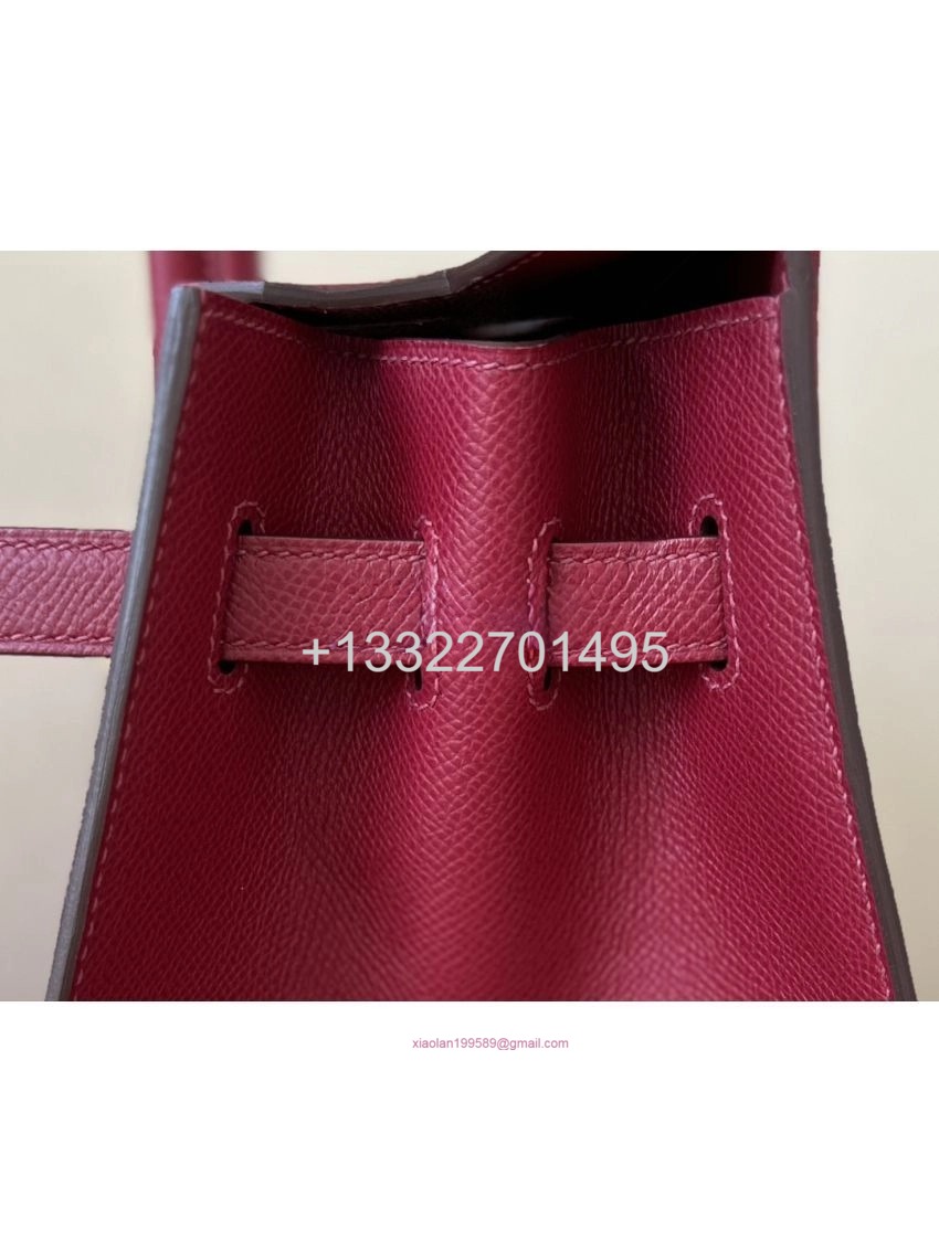 Hermes Birkin Sellier Bag B5 Rubis Epsom Leather