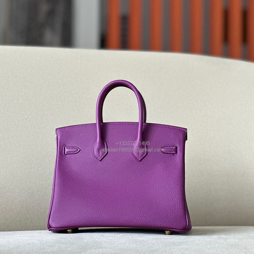 Hermès Birkin 25/30/35cm, handcrafted with togo  leather –Anemone Purple