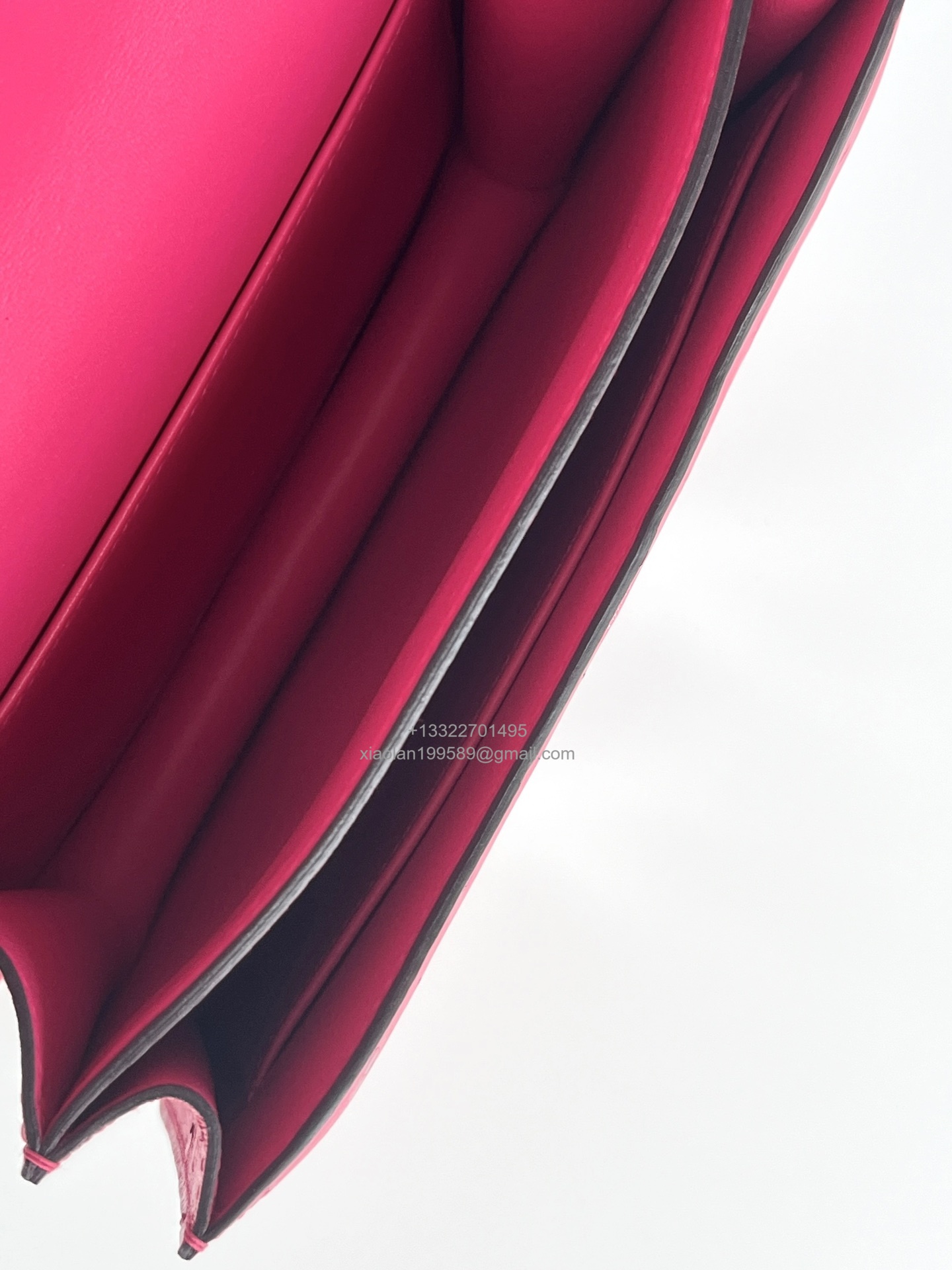 Hermès Constance 18/24 in Ostrich Leather, Premium Fully Handmade Exclusive Customization – Peach Pink