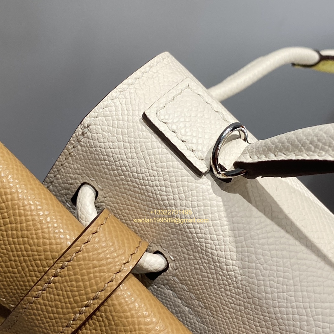 Hermès Kelly Doll Quelle Idole Picto Bag, Limited Edition in Creamy White.