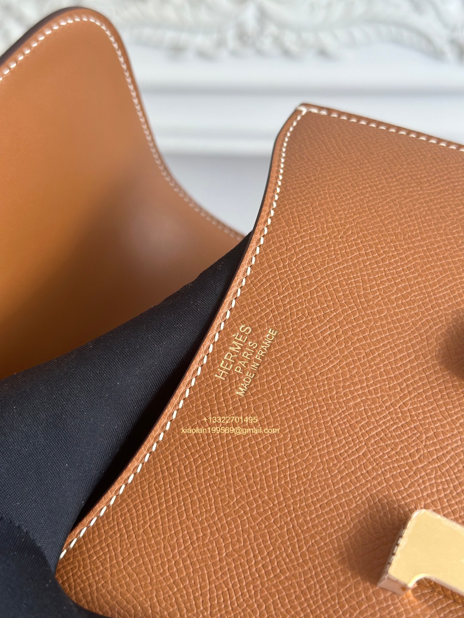 Hermès Constance 18/24 in Gold Brown Epsom leather, purely handcrafted, high-end customization edition.