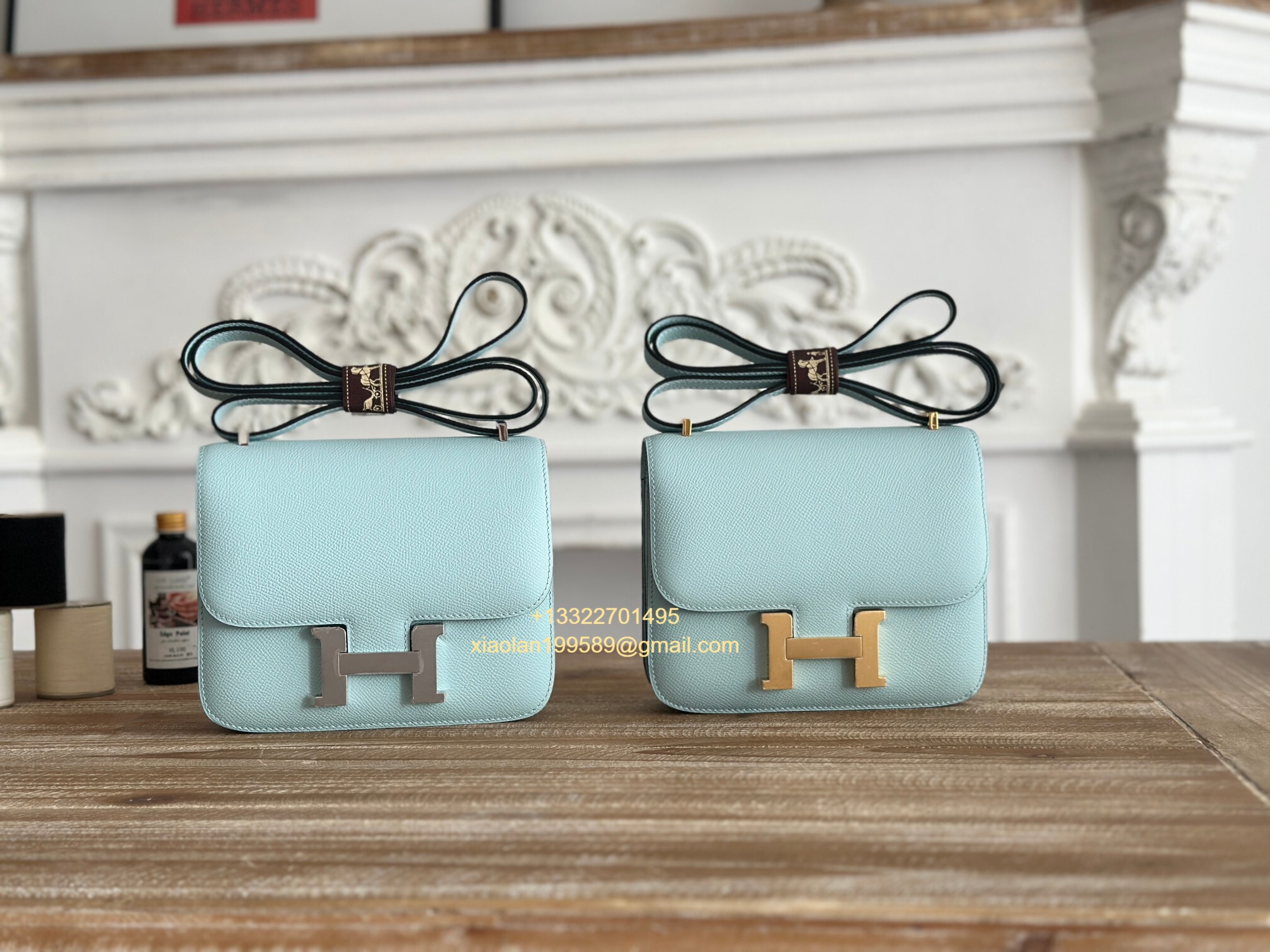 Hermès Constance 18/24 in Bubble Green Epsom leather, purely handcrafted, high-end customization edition.