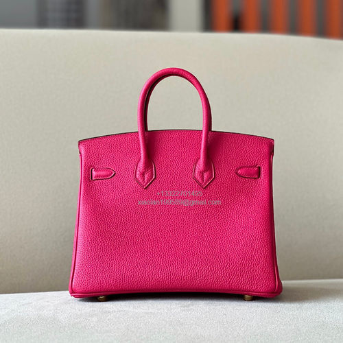 Hermès Birkin 25/30/35cm, handcrafted with togo  leather –Mexican Pink